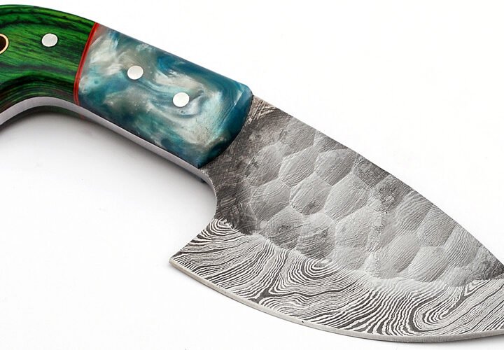 Skinner Hunting Knife Custom Made Damascus steel